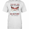 Teacher 2020 You’Ll Go Down In History Mrs Johnson T-Shirt