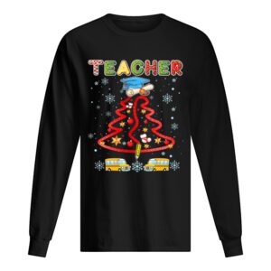 Teacher Christmas Tree Merry Xmas Gift T-Shirt