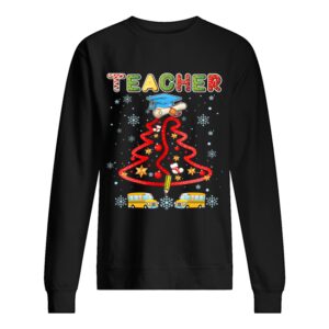 Teacher Christmas Tree Merry Xmas Gift T-Shirt