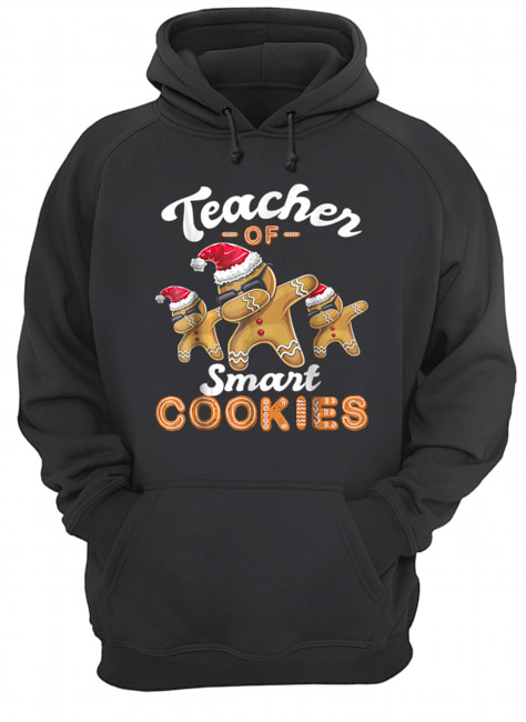 Teacher of Smart Cookies Dabbing Gingerbread Christmas T-Shirt Teacher of Smart Cookies Dabbing Gingerbread Christmas T-Shirt