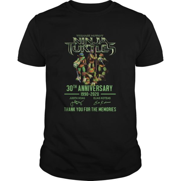 Teenage Mutant Ninja Turtles 30th Anniversary 19902020 Signature shirt