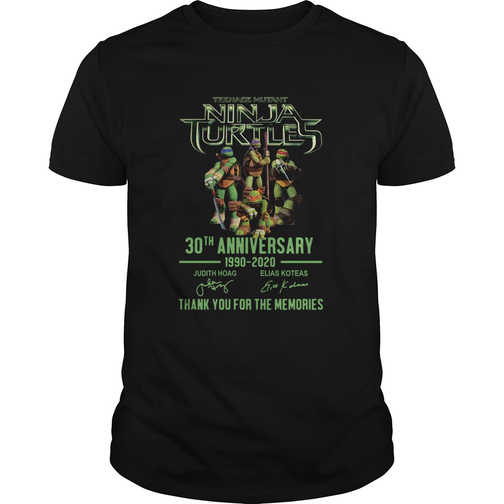 Teenage Mutant Ninja Turtles 30th Anniversary 19902020 Signature shirt Teenage Mutant Ninja Turtles 30th Anniversary 19902020 Signature shirt