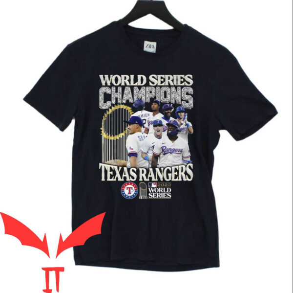 Texas Rangers World Series T-shirt 2023 World Series Champions Texas Rangers