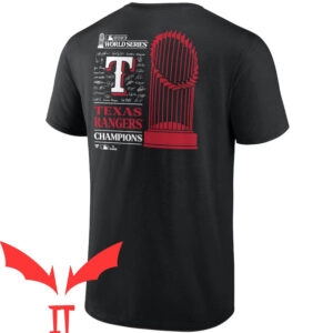 Texas Rangers World Series T-shirt Fanatics Branded 2023