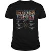 Thank you for the memories The BigBang Theory characters signatures shirt