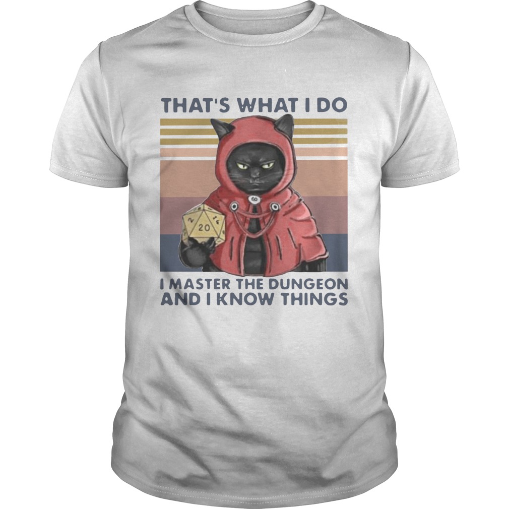 Thats What I Do I Master The Dungeon And I Know Things Vintage shirt Thats What I Do I Master The Dungeon And I Know Things Vintage shirt