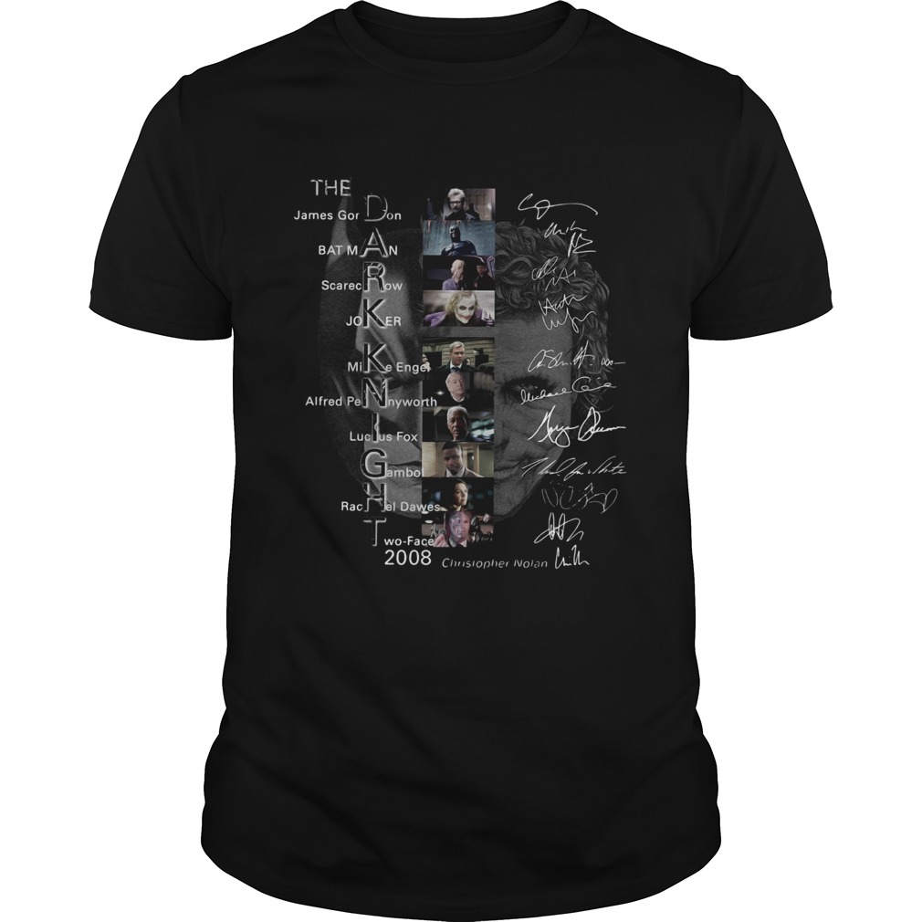 The Dark Knight James Gordon Bat Man Scarecrow Joker Mike Engel SIgnature shirt The Dark Knight James Gordon Bat Man Scarecrow Joker Mike Engel SIgnature shirt