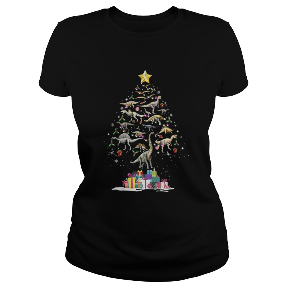 The Dinosaur Christmas Tree Shirt The Dinosaur Christmas Tree Shirt