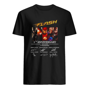 The Flash 5th anniversary 2014 2019 6 seasons signature shirt