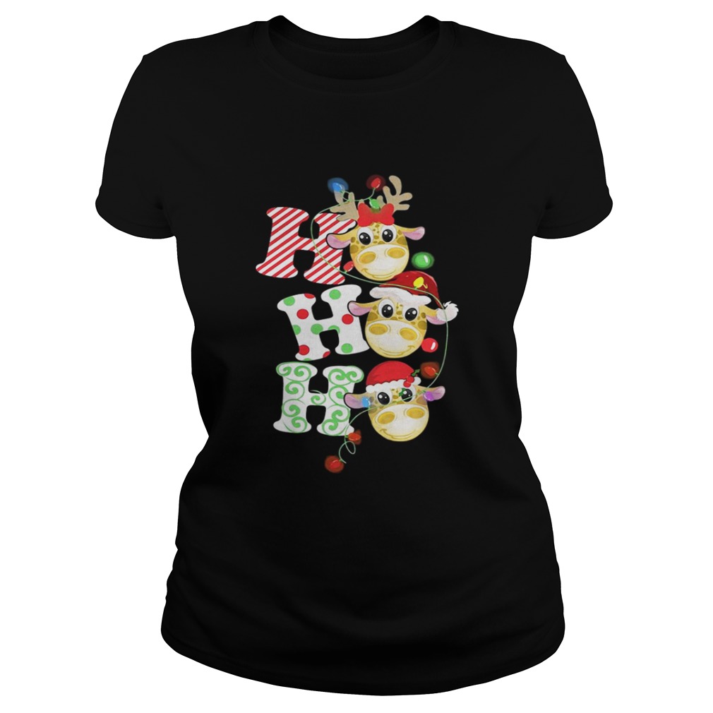 The Giraffe Christmas ho ho ho shirt The Giraffe Christmas ho ho ho shirt