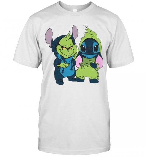 The Grinch And Stitch Costume Swap T-Shirt The Grinch And Stitch Costume Swap T-Shirt