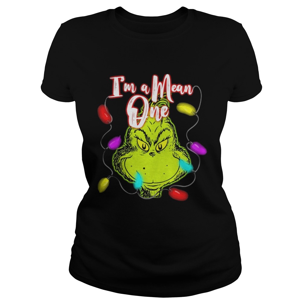 The Grinch Im a mean one christmas light shirt The Grinch Im a mean one christmas light shirt