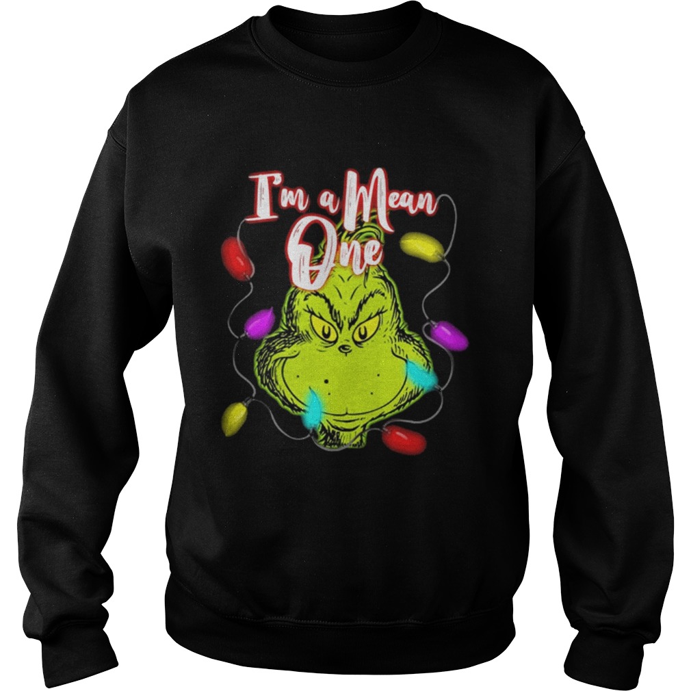 The Grinch Im a mean one christmas light shirt The Grinch Im a mean one christmas light shirt
