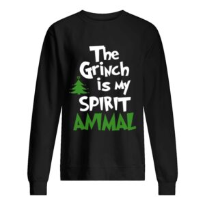 The Grinch Is My Spirit Animal Funny Grinch Stole Christmas shirt 2