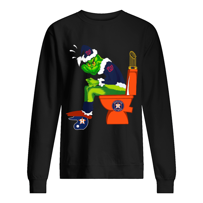 The Grinch Washington Nationals vs Houston Astros toilet shirt The Grinch Washington Nationals vs Houston Astros toilet shirt