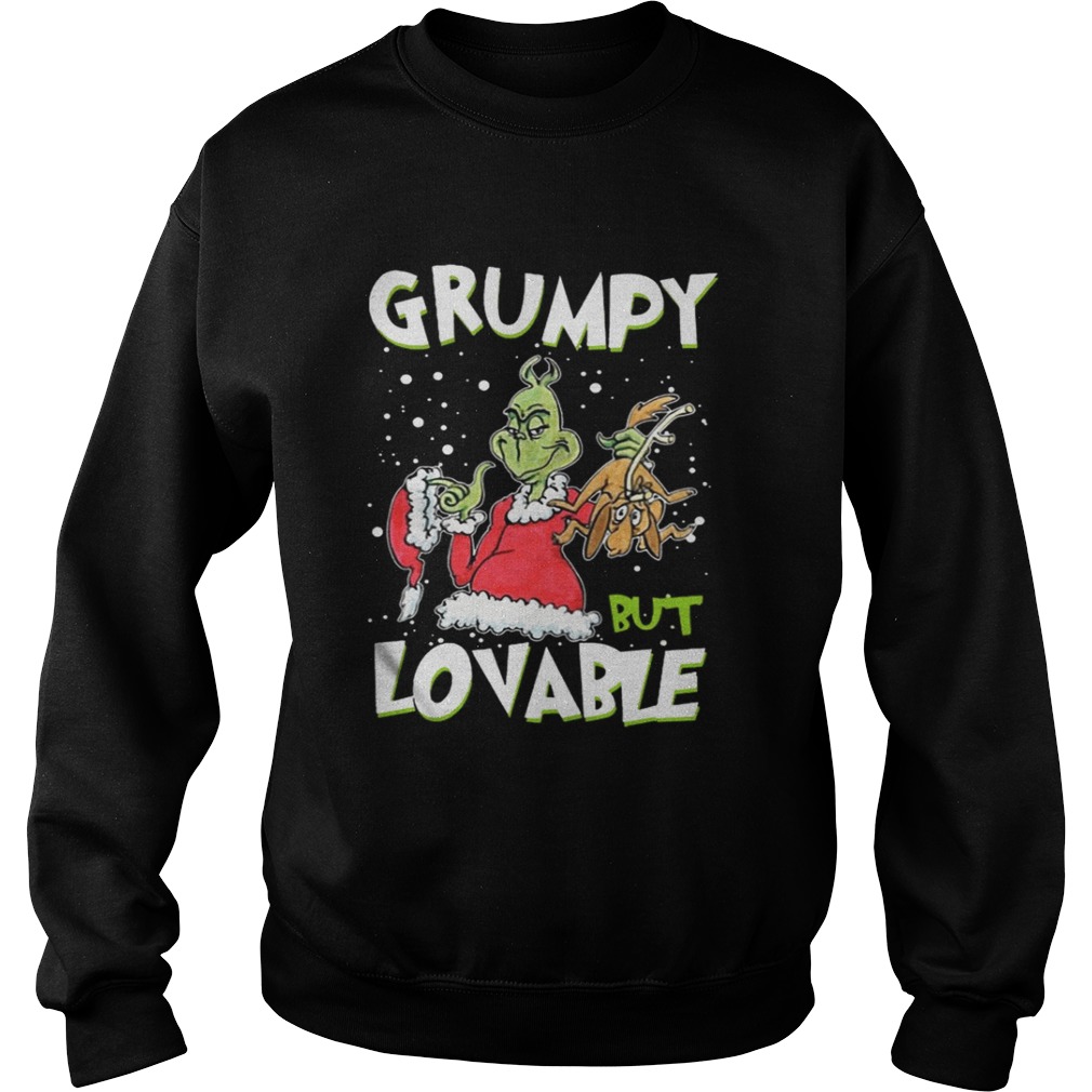 The Grinch and Max grumpy but lovable shirt The Grinch and Max grumpy but lovable shirt