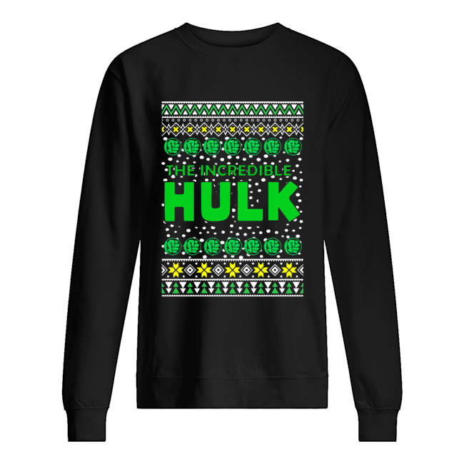 The Incredible Hulk Logo Ugly Christmas shirt The Incredible Hulk Logo Ugly Christmas shirt