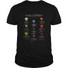 The Major Houses And Their Members Game Of Thrones shirt
