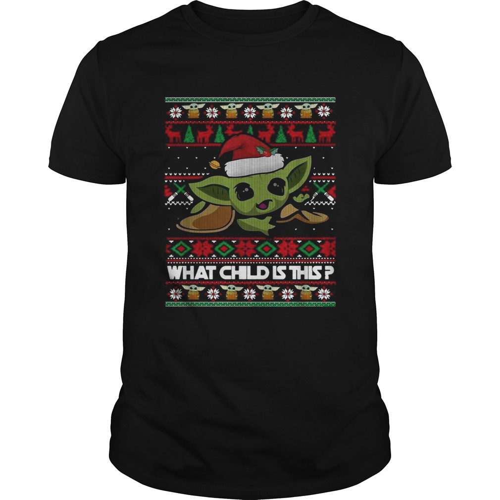 The Mandalorian Baby Yoda what child is this Christmas shirt The Mandalorian Baby Yoda what child is this Christmas shirt