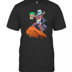 The Mandalorian Hug Baby Yoda 2021 T-Shirt