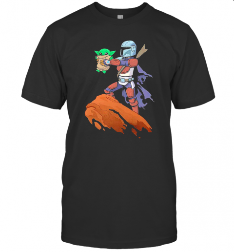 The Mandalorian Hug Baby Yoda 2021 T-Shirt The Mandalorian Hug Baby Yoda 2021 T-Shirt