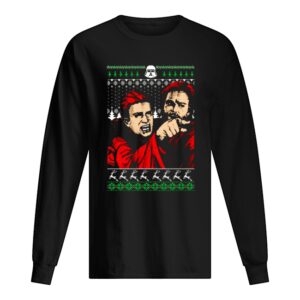 The Mandalorian Mashup Woman Yelling at a cat ugly Christmas shirt 1