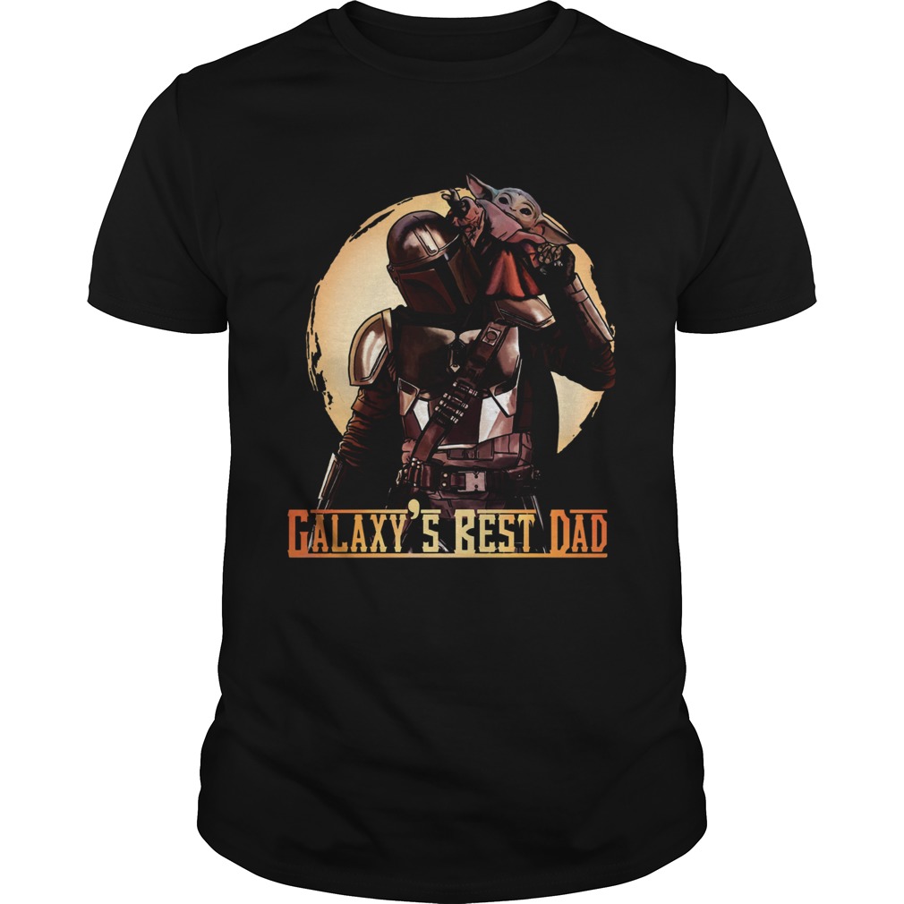 The Mandalorian and Baby Yoda Galaxys Best Dad shirt The Mandalorian and Baby Yoda Galaxys Best Dad shirt