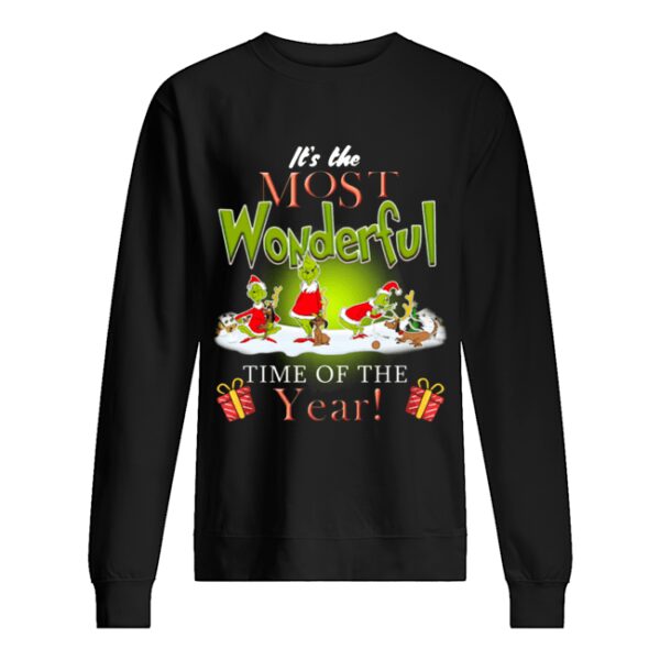 The Most Wonderful Grinch Time of The Year Christmas shirt