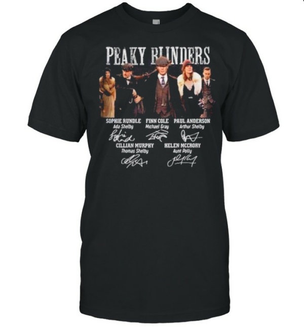 The Peaky Runders RIP Helen Mccrory 52 Year Signatures shirt