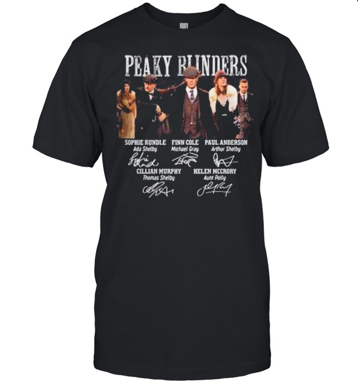 The Peaky Runders RIP Helen Mccrory 52 Year Signatures shirt The Peaky Runders RIP Helen Mccrory 52 Year Signatures shirt