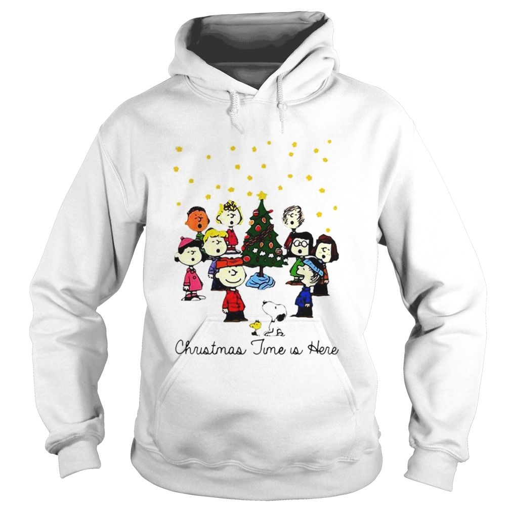 The Peanuts Gang christmas time is here shirt The Peanuts Gang christmas time is here shirt