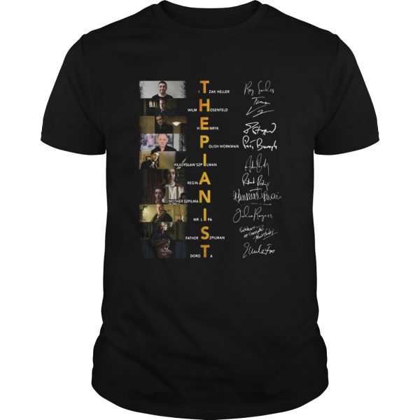 The Pianist Itzhak Heller Wilm Hosenfeld Henryk Polish Workman Signatures shirt