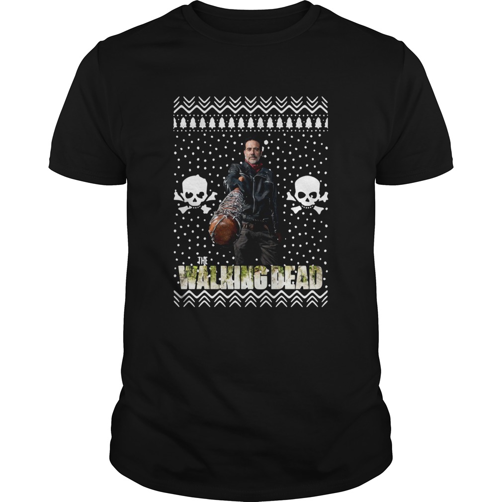 The Walking Dead Negan Santa Hat Christmas shirt The Walking Dead Negan Santa Hat Christmas shirt