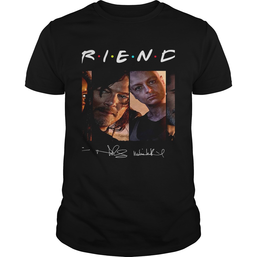 The Walking Dead Signatures Friends shirt The Walking Dead Signatures Friends shirt