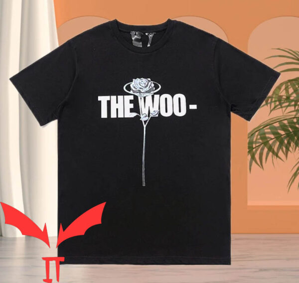 The Woo T-shirt Big V Letter V-Lone T-shirt