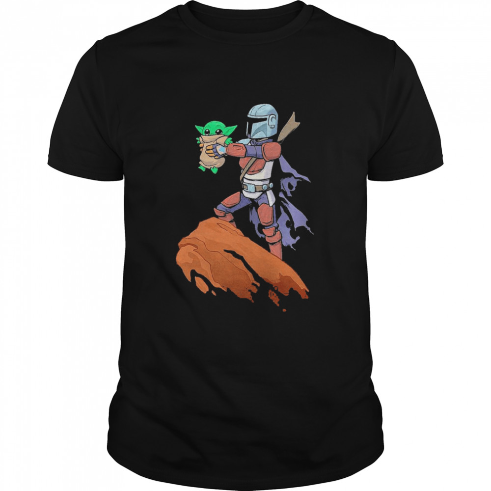 The mandalorian hug baby yoda 2021 shirt The mandalorian hug baby yoda 2021 shirt