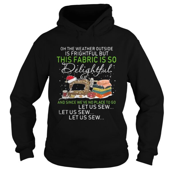 The weather outside is frightful but this fabric is so delightful sewing shirt