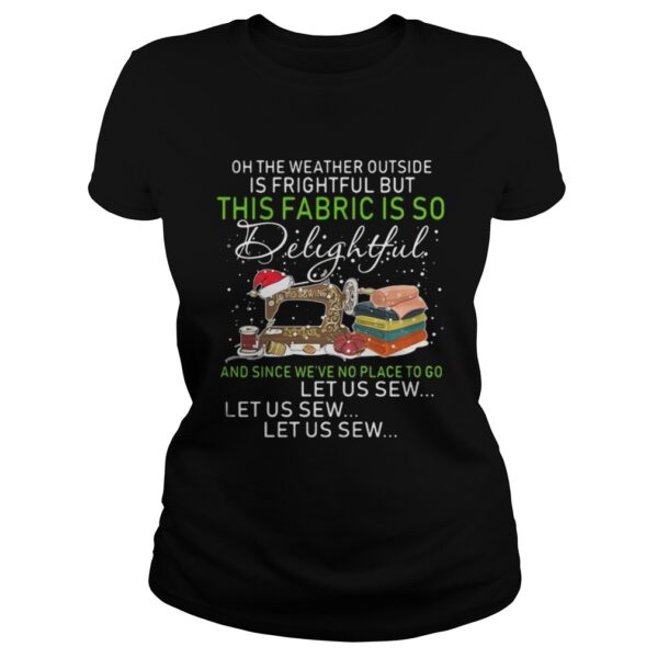 The weather outside is frightful but this fabric is so delightful sewing shirt