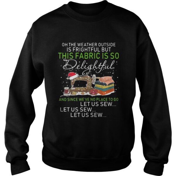 The weather outside is frightful but this fabric is so delightful sewing shirt