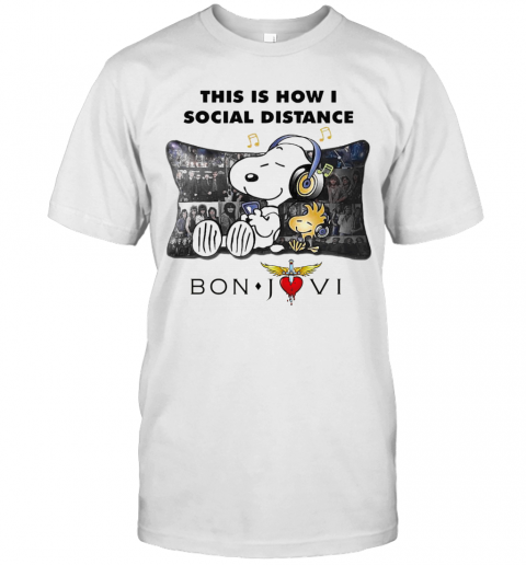 This Is How I Social Distance Bon Jovi T-Shirt This Is How I Social Distance Bon Jovi T-Shirt
