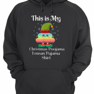This Is My Christmas Poojama I mean Pajama Elf Poop Rainbow shirt 3