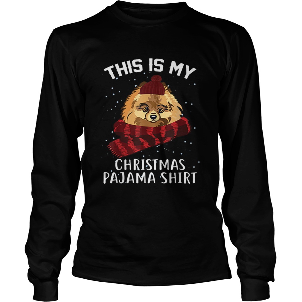 This is my Christmas Pajama Pomeranian Dog shirt This is my Christmas Pajama Pomeranian Dog shirt
