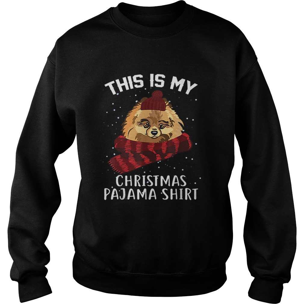 This is my Christmas Pajama Pomeranian Dog shirt This is my Christmas Pajama Pomeranian Dog shirt