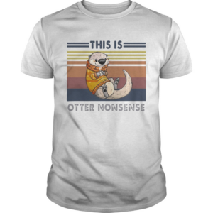 This is otter nonsense vintage retro shirt