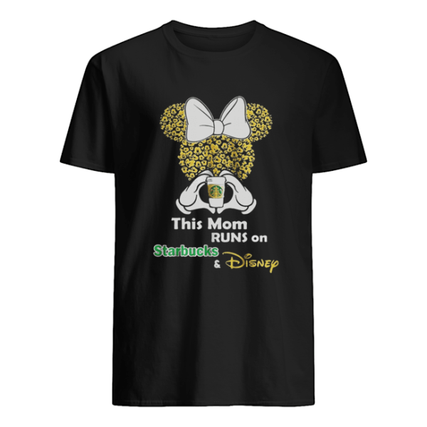 This mom runs on Starbucks and Disney minnie shirt