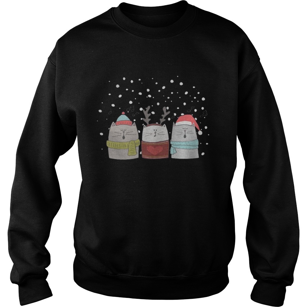 Three Cat Sing Christmas shirt Three Cat Sing Christmas shirt