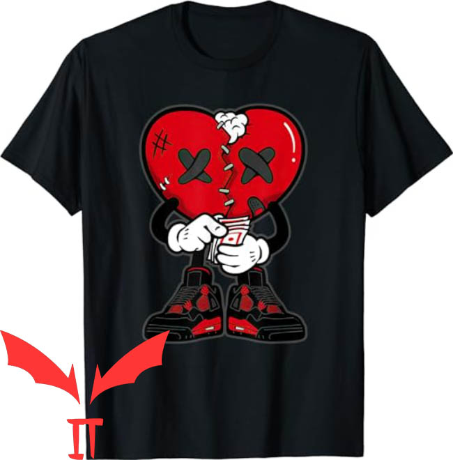 Thunder 4s T-shirt Heartbreak Cry Red Thunder 4s T-shirt Thunder 4s T-shirt Heartbreak Cry Red Thunder 4s T-shirt