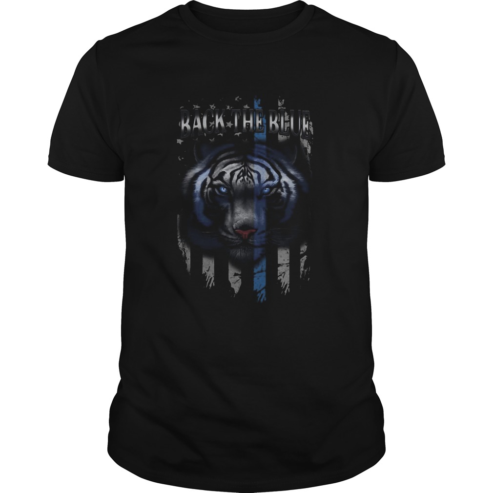 Tigers back the blue american flag independence day shirt Tigers back the blue american flag independence day shirt