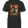 Tigger Disney Halloween And Merry Christmas Happy Hallothanksmas T-Shirt