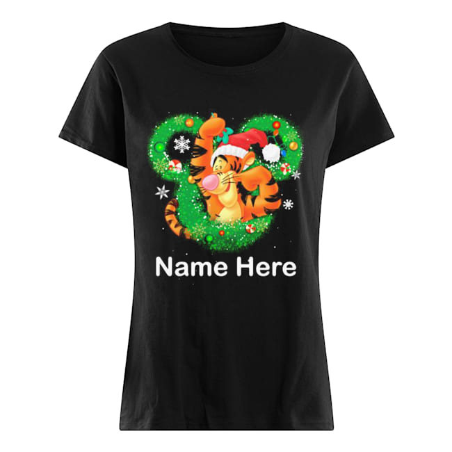 Tigger mickey mouse name here christmas shirt Tigger mickey mouse name here christmas shirt